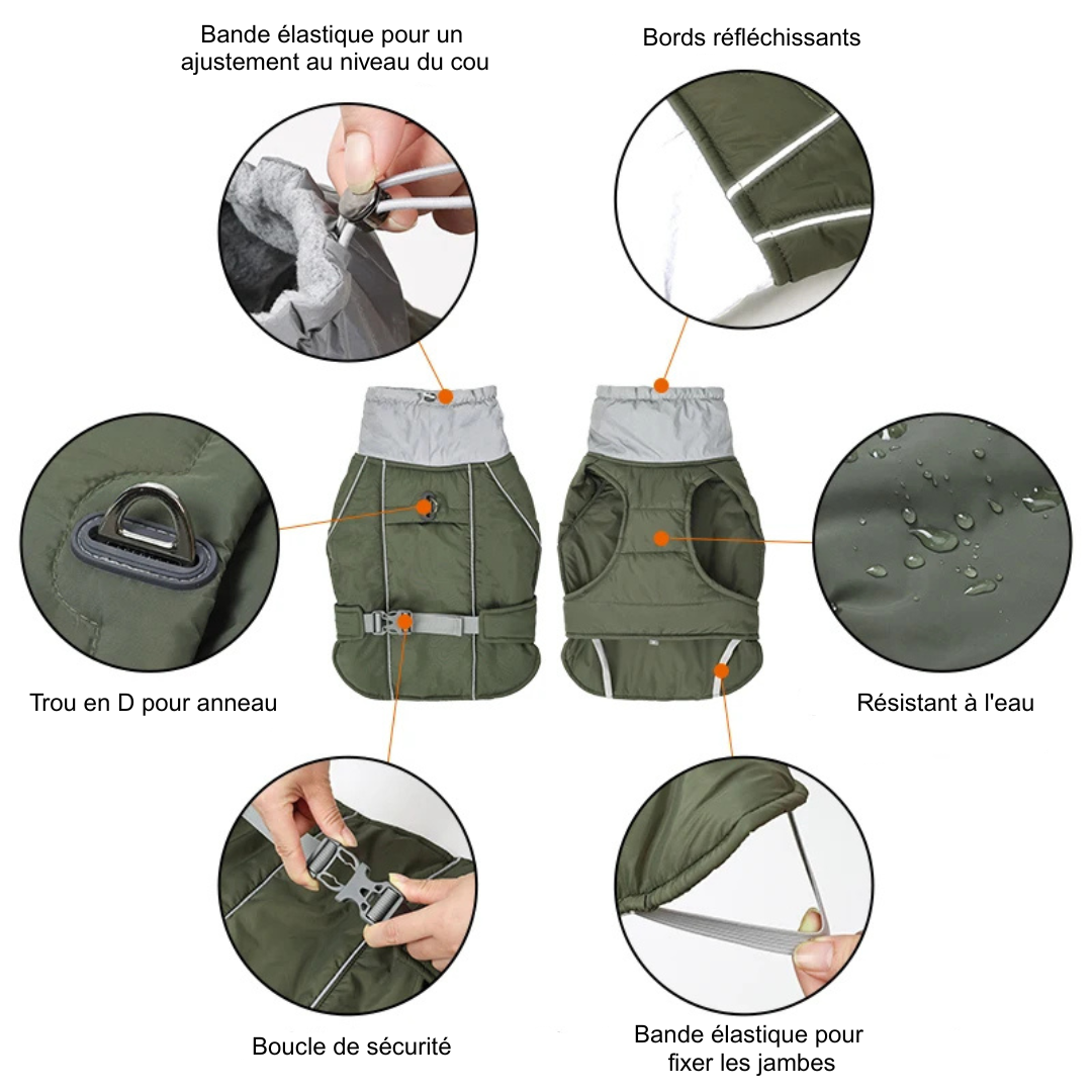 Veste imperméable rembourrée OCHO